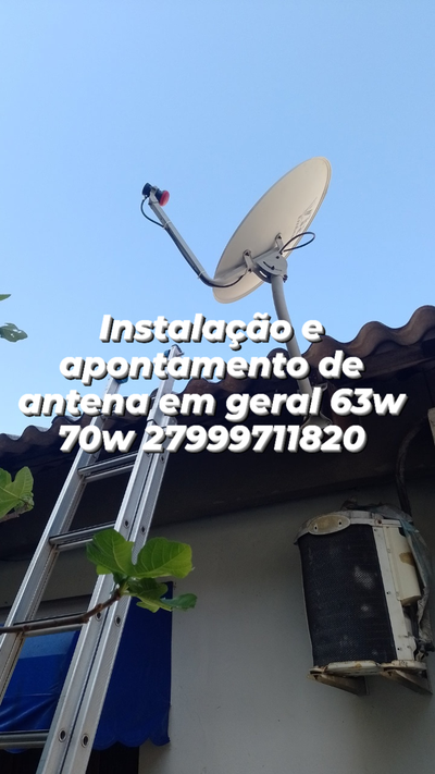 Instalação de antena - profissional com 15 anos de experiência!